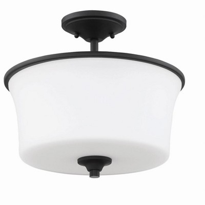Craftmade Lighting Gwyneth 2 - Light Semi-Flush Mount in  Flat Black