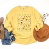 Simply Sage Market Halloween Floral And Ghost Collage Garment Dyed Long Sleeve - 3 of 4