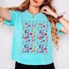 Simply Sage Market Women's Sunshine State of Mind Flowers Short Sleeve Relaxed Fit Cropped Tee - 3 of 4