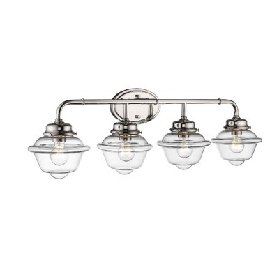 Millennium Lighting Neo-Industrial 4 - Light Vanity in  Polished Nickel