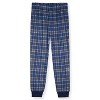 Sleep On It Boys 2-Piece Brushed Jersey Plaid Pajama Sets - 3 of 4