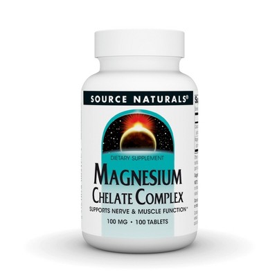 Magnesium by Source Naturals, Inc.  -  100 Tablet
