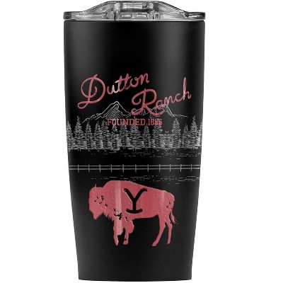 Yellowstone Yellowstone Buffalo Steel Tumbler 20oz Coffee Travel Mug