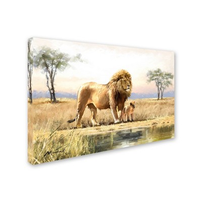 Trademark Fine Art -The Macneil Studio 'Lion' Canvas Art