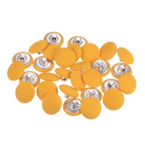 Unique Bargains Suit Dress Blouse Aluminum Fabric Cloth Covered Sewing Buttons 30 Pcs - 1 of 4