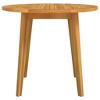 Garden Table Natural wood Solid Acacia wood Medium - 4 of 4