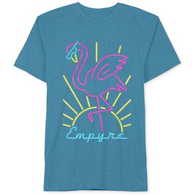 Jem Mens Neon Flamingo Graphic T-Shirt