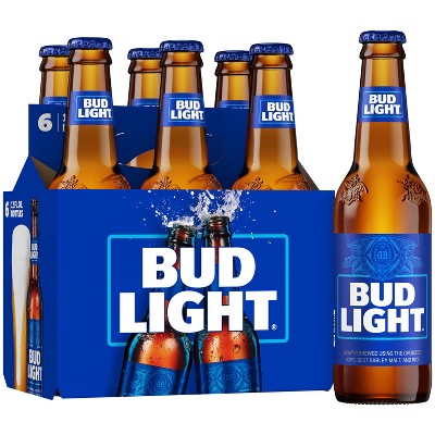 Bud Light Beer - 6pk/12 Fl Oz Bottles : Target