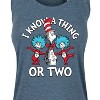 Women's - Dr. Seuss - Cat In the Hat I Know A Thing Or Two Graphic Racerback Tank - 2 of 4