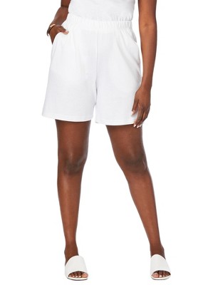 Jessica London Women's Plus Size Soft Ease Knit Shorts