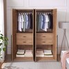 Manhattan Comfort Set of 2 Lee 2 Door Wardrobe Closets - image 3 of 4