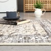 Large Area Rug  Washable Rugs Rugs Vintage Oriental Floral Carpet Low Pile Non-Shedding Floor Cover - 3 of 4