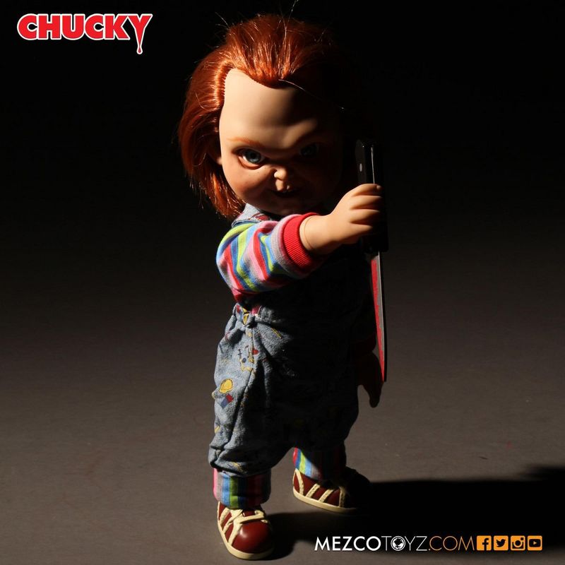 Mezco Toyz Child's Play 15" Good Guy Chucky Talking Action Figure, 5 of 10