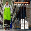 RefrigiWear Mens High Visibility Reflective Insulated Softshell High Bib Overall - image 4 of 4