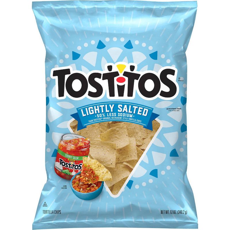 Tostitos Lightly Salted Restaurant Style Tortilla Chips - 12oz, 1 of 5