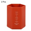 Unique Bargains Pencil Holder Plastic Hexagon Pen Cup Stationery Organizer for Office Desktop - 3 of 4