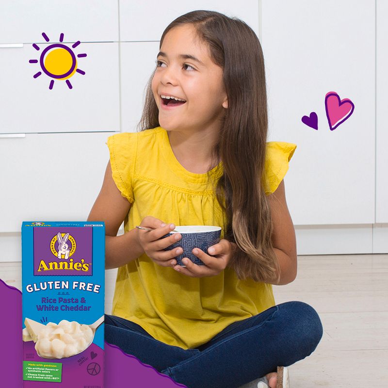 Annie&#39;s Gluten Free Rice Shell Pasta with Creamy White Cheddar - 6oz, 4 of 13