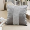 PiccoCasa Wedding Party Decor Luxury Velvet Sparkle Diamante Cushion Cover 18''x18'' - 2 of 4