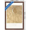 Trends International Reinders: Sun & Moon - Moon - Lune Framed Wall Poster Prints Mahogany Framed Version 14.725" x 22.375" - 3 of 4