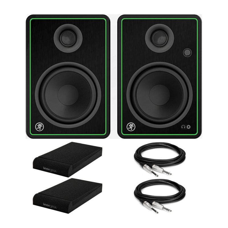 Mackie CR5-XBT 5-Inch Multimedia Monitors(Pair) with Isolation Pads & TRS Cables, 1 of 4