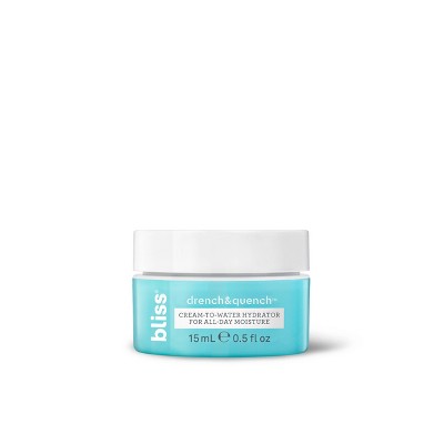 New: bliss Drench & Quench Cream-To-Water Hydrator For All-Day Moisture - Mini - 0.5oz