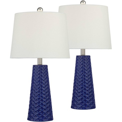 Dark blue hot sale bedside lamps