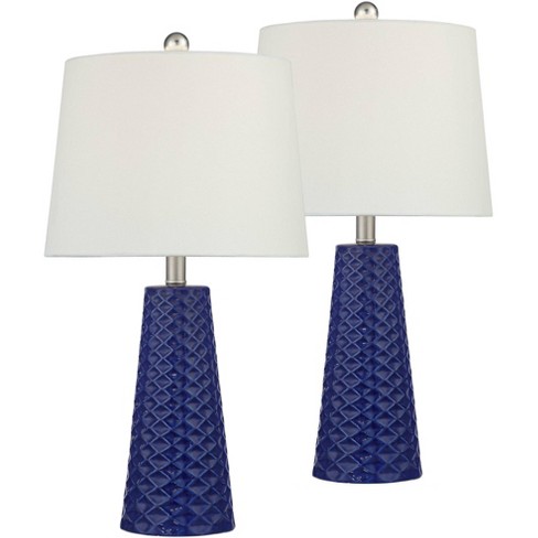 360 Lighting Modern Table Lamps 24, Target Blue And White Table Lamps