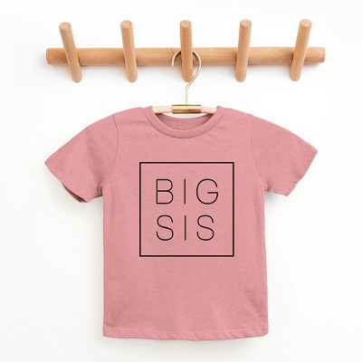 The Juniper Shop Big Sis Square Toddler Short Sleeve Tee