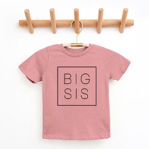 The Juniper Shop Big Sis Square Toddler Short Sleeve Tee - 1 of 2