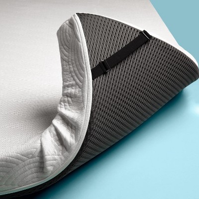 Mattress Topper - 4 Inch - Copper-Infused Ivory Memory Foam - Active Cooling Copper Topper by Viscosoft