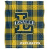 La Salle University Campus Plaid Spirit Silky Touch Super Soft Throw Blanket 50x60 - 2 of 4