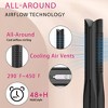 Nicebay Airflow Styling, Hair Straightener / Curler with Cooling Air, 1 inch Curling Wand Cool Air Vent, 5 Temp, Dual Voltage, Anti-Scald, LED Display - 3 of 4