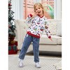 PATPAT Stitch Family Matching Christmas Hooded Sweatshirt Stitch Snow Pattern Long Sleeve Pullover Hoodies - 3 of 4