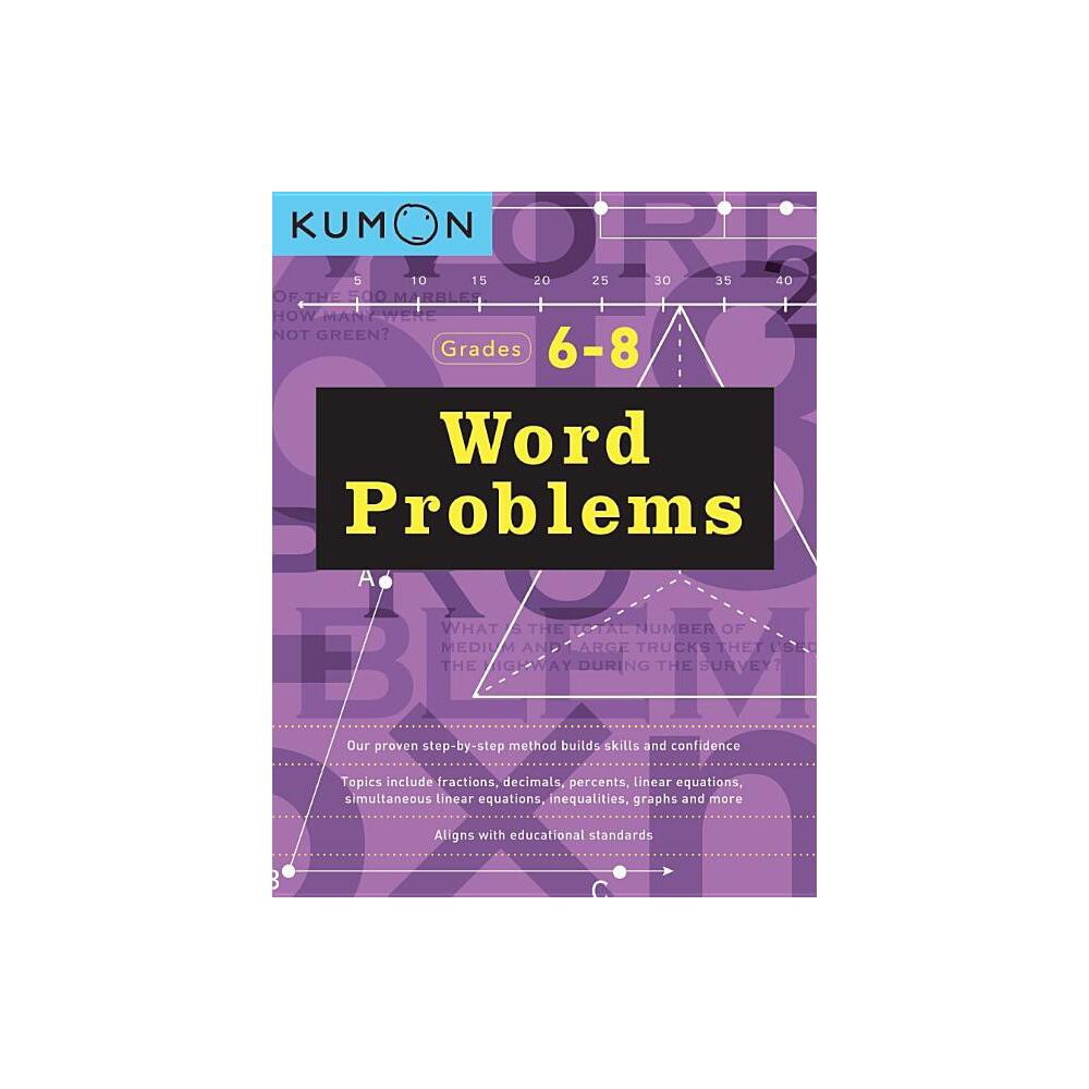 Kumon Word Problems Grades 6/8 - (Paperback)