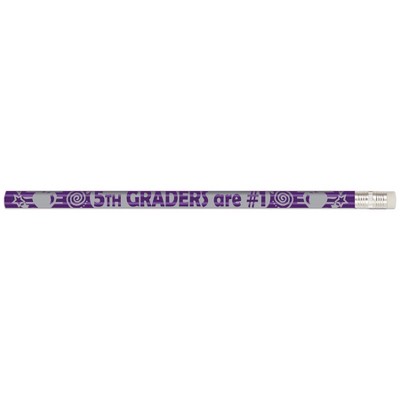 Musgrave Pencil Company 5th Graders Are #1 Pencils, 12 Per Pack, 12 Packs