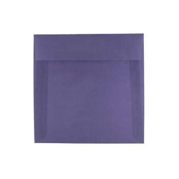 Jam Paper 6.5 x 6.5 Square Envelopes, Heavy Metal Translucent Vellum, 25/Pack (1592109)