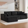 Modular Cloud Sectional Sofa with L-Shape Chaise, Deep Seat Upholstered Couch, Modern Living Room Bedroom Couch, No Assembly Required - 4 of 4