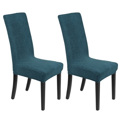 Unique Bargains Waterproof Jacquard Elastic Band Durable Dining Chair Slipcovers