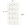 INSPIRE CHIC Women's Adjustable Brassiere Eye Tape Multi Color 3 Rows 5/6 Hooks Bra Extender - 3 of 4