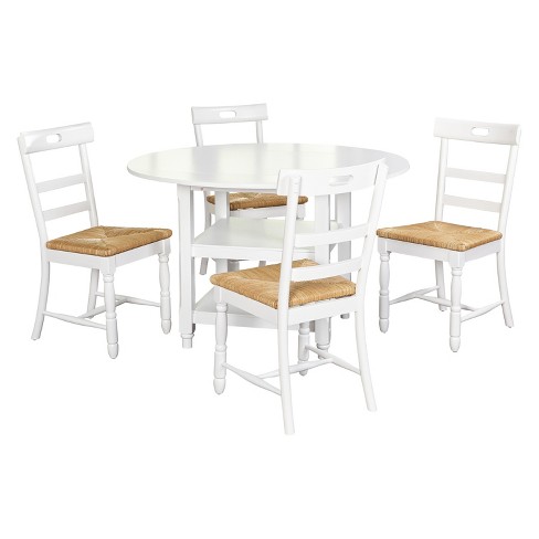 Target Marketing Sys Dining Table Set White