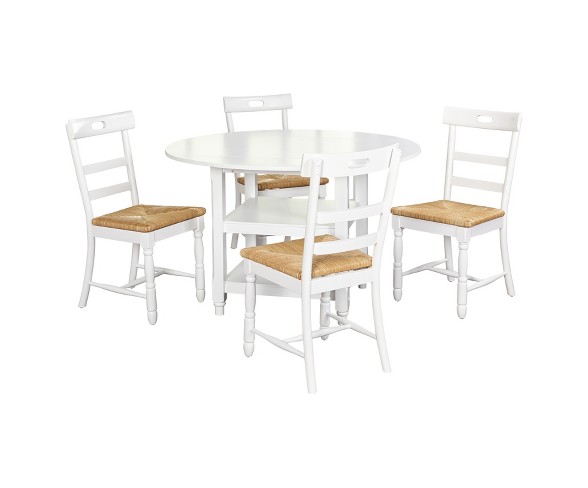 Target Marketing Sys Dining Table Set White