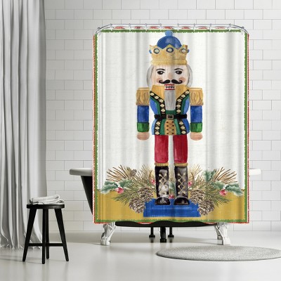 Wintery Nutcracker by PI Creative Holiday Collection Shower Curtain - Americanflat