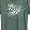 Women's - Instant Message - Frog On Lily Pad Short Sleeve Graphic T-Shirt - 2 of 4