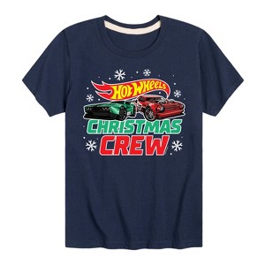 Boys' - Hot Wheels - Christmas Crew Short Sleeve Graphic T-Shirt - 1 of 4