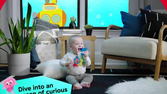 Baby Einstein Ocean Explorers Sea of Sensory Teether Toy, 2 of 10, play video