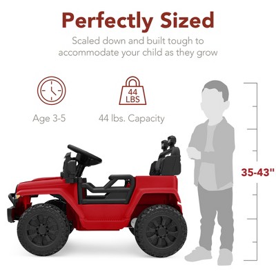 6V Red Kids Ride-On Truck with Remote Control
