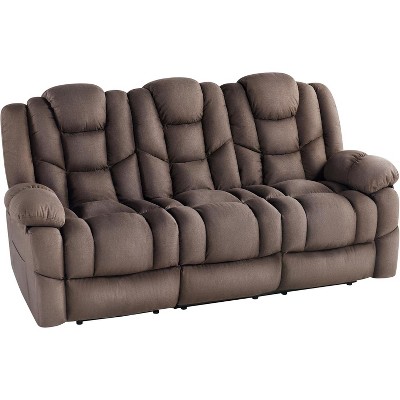 AMERLIFE Oversized Reclining Sofa with Side Pocket