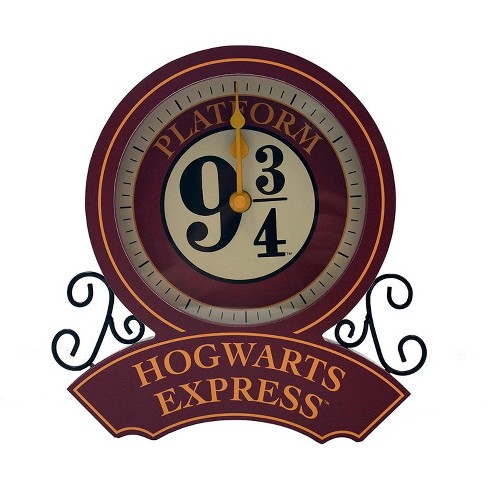 mientras tanto Contabilidad Mejorar Silver Buffalo Harry Potter Hogwarts Express Platform 9 3/4 Desk Clock | 9  Inches Tall : Target