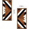2 Pcs Western Wall Decor With Wood Framed 20.9x9.8 Inch Rustic Southwestern Boho Living Room Bedroom Bathroom Home Decor - 3 of 4