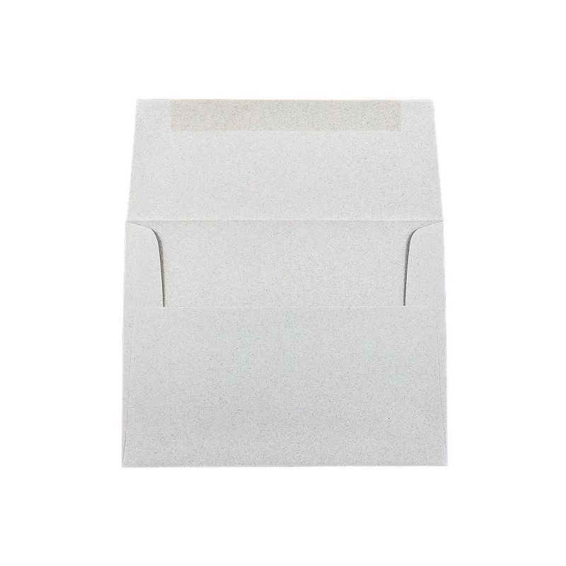 JAM Paper A2 Passport Invitation Envelopes 4.375 x 5.75 Granite Silver Recycled Bulk 250/Box, 2 of 5